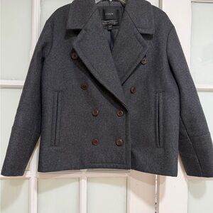 J. Crew Dark Gray Wool Blend Jacket